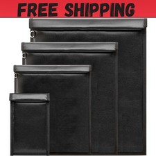 4Pack Fireproof Faraday Bag for Laptops, Tablets, Radio, Cell Phone, Car Keys, R