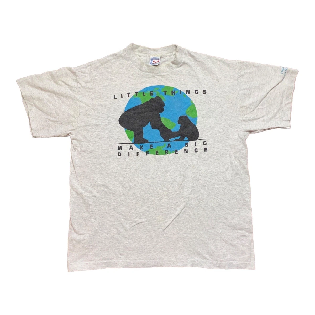 VINTAGE SINGLE STITCH 90s NATURE ANIMAL GRAPHIC T-SHIRT SIZE XL