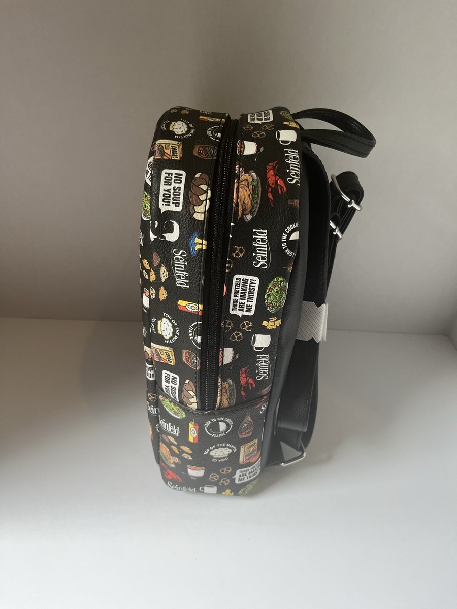 Funko Pop Loungefly Seinfeld Logo Quote Mini Backpack Bag  display picture 1