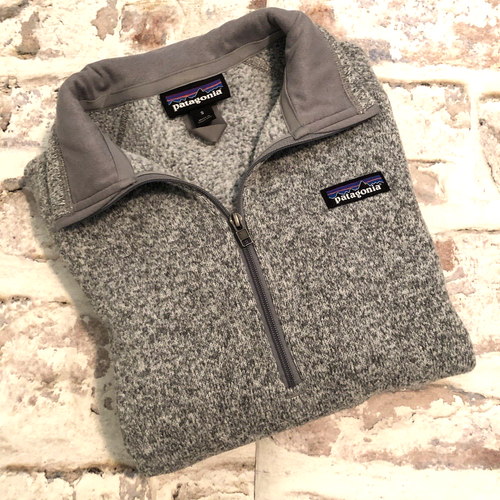 Patagonia Better Sweater Women Small 1/4 Zip Fleece Lined Pullover