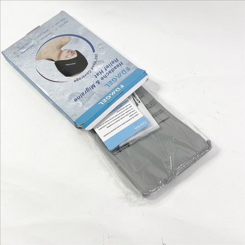 Grey Gel Migraine Headache Relief Hat Cooling Compression Relief for Headaches