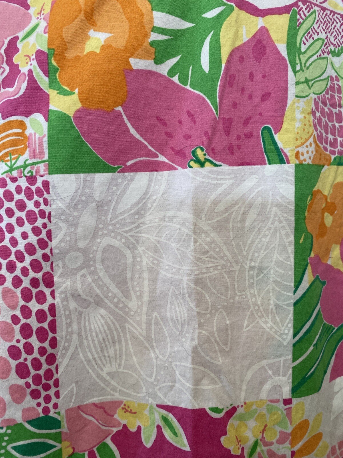 Lilly Pulitzer WHITE LABEL patchwork pants size 12 - image 4