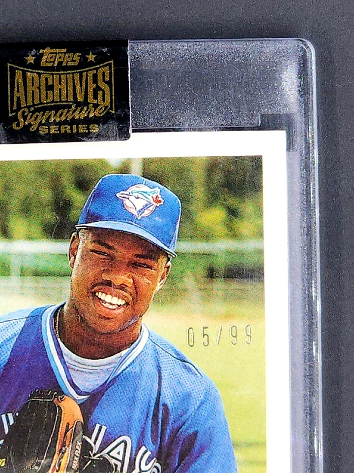 2022 Topps архивы подпись автограф 1996 выкуп #343 Шеннон Стюарт /99 - Изображение 4 из 4