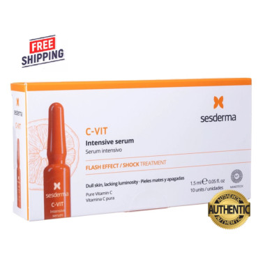 Sesderma C-Vit Intensive Serum  Ampoules 10 x 0.05 fl oz US SELLER EXP 06/2029