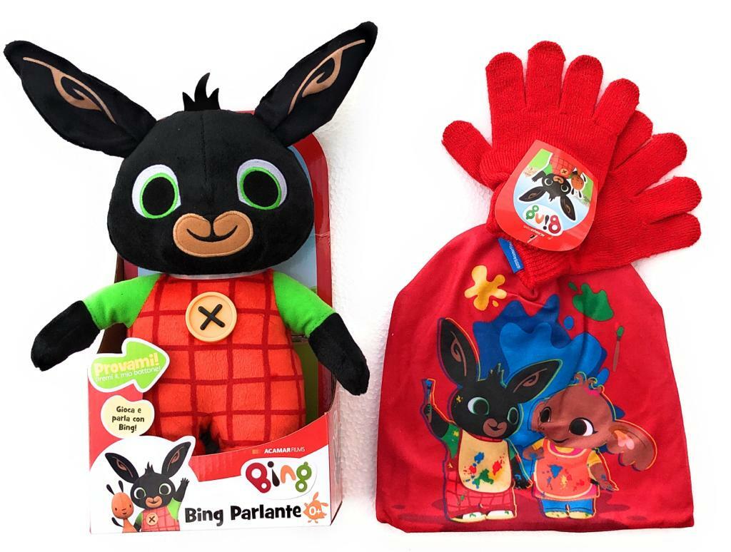 Peluche Bing Bing Parlante 38 Cm Bing Parlante Italiano Bing
