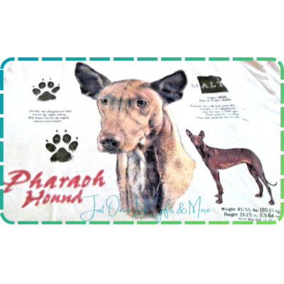 Pharaoh Hound T-shirt Size MED 38/40 White