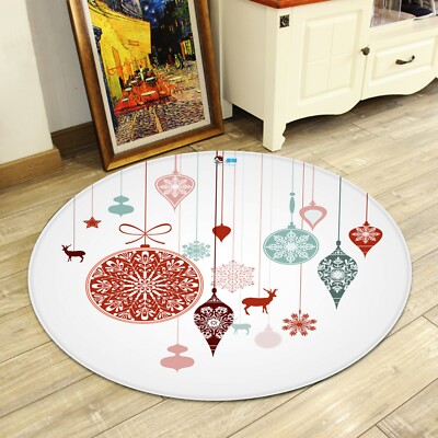 3D Window Grille O69 Christmas Game Rug Mat Elegant Photo Carpet Mat An