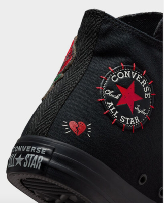 NEW Women CONVERSE Chuck YTK Heart Valentine's Day Love Shoes