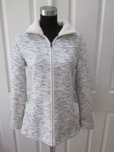Zip Front Sherpa Collar Detail Jacket 