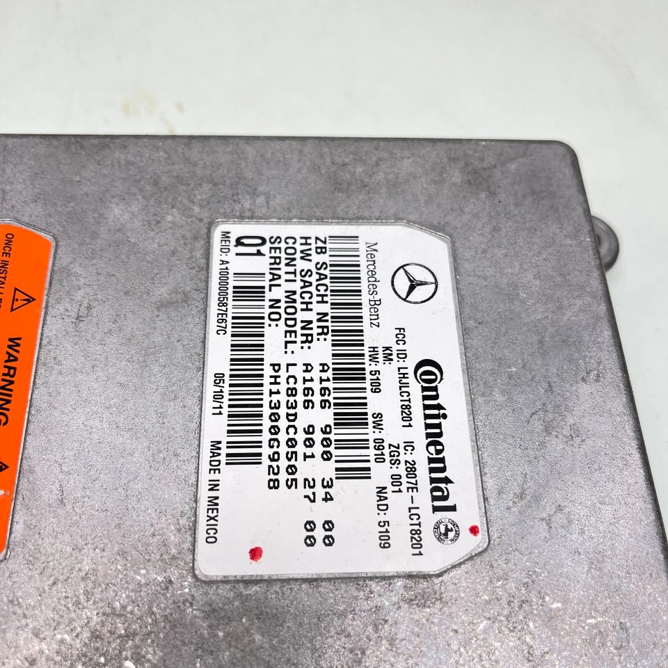 Unidad de módulo de control de teléfono móvil Mercedes Teleaid 2007-2014 OEM A 166 900 34 00 Foto 2 de 4