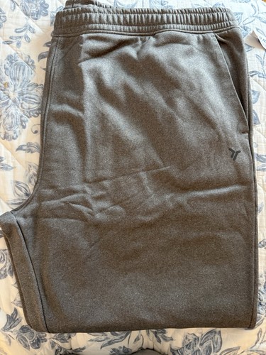 NEW Old Navy Go-Dry Performance Tapered Sweatpants for Men 4XL Gray