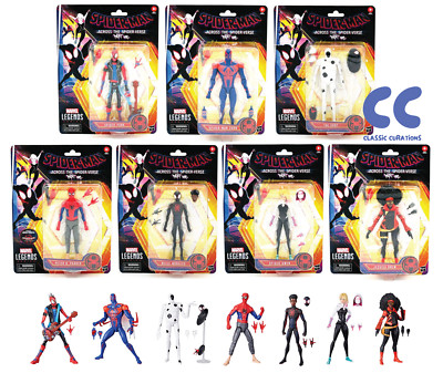 Spider-Man Marvel Legends Across The Spider-Verse 6-Inch Action Figures-You Pick