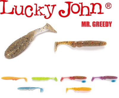 Lucky John Mr Greedy Tail Drop Shot Köder MAKRELE DUFT Raubtier Angeltackle