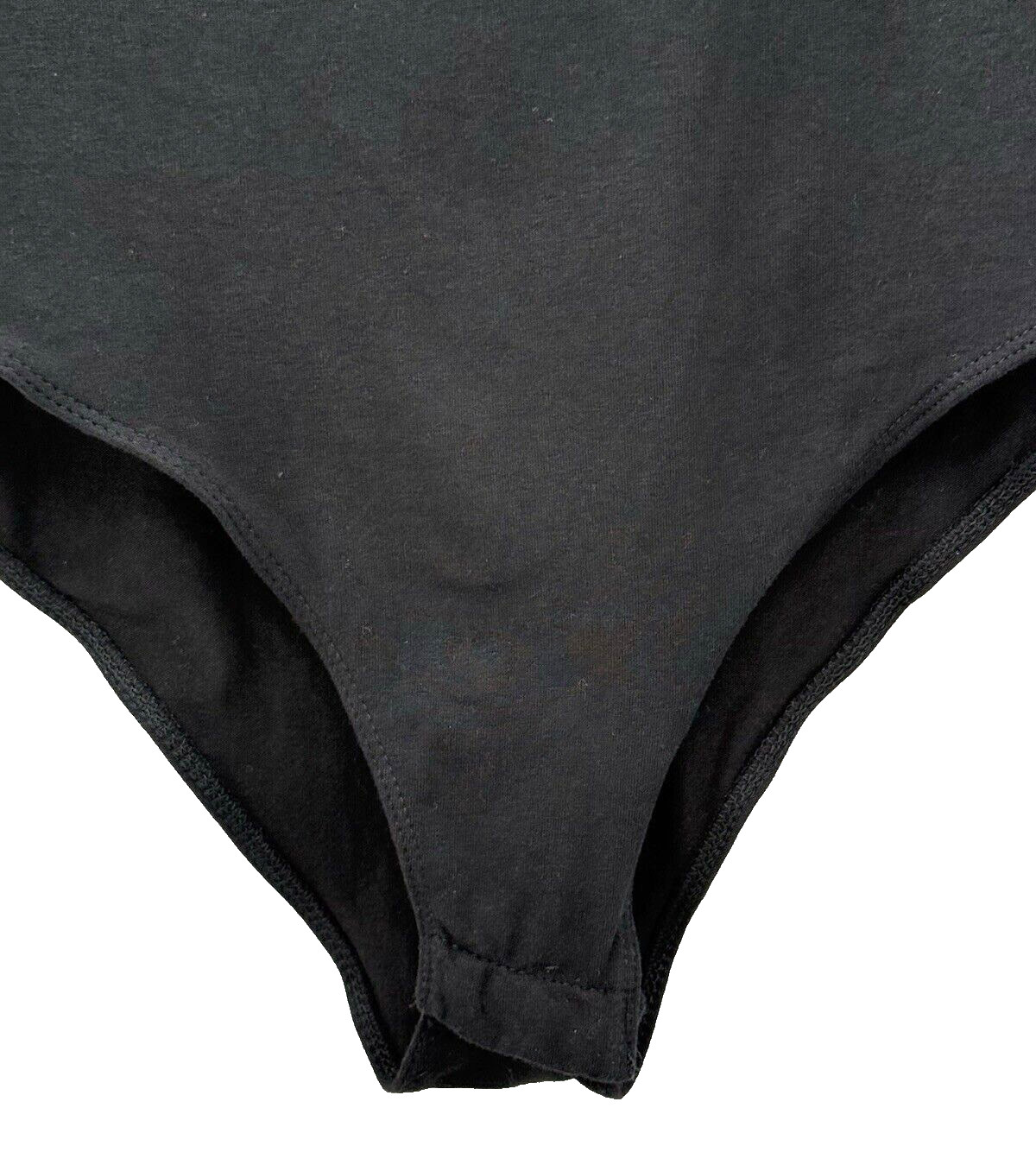 Ambiance Bodysuit Women's Black Racer Back Black Size 2X Snap Closure Pre-Owned