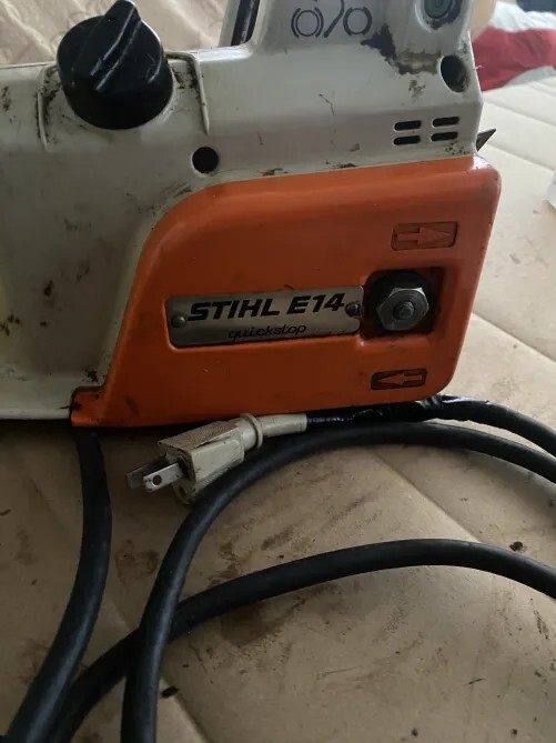 STIHL E14 corded/electric chainsaw eBay
