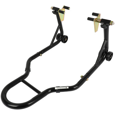 E&amp;M Motorcycle Paddock Stand Universal 2 IN 1  SWING ARM &amp; SPOOL TYPE Super Heavy Duty Frontrear Wheel I2761654166