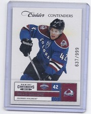 11-12 2011-12 PLAYOFF CONTENDERS BRAD MALONE ROOKIE CALDER /999 #262 AVALANCHE