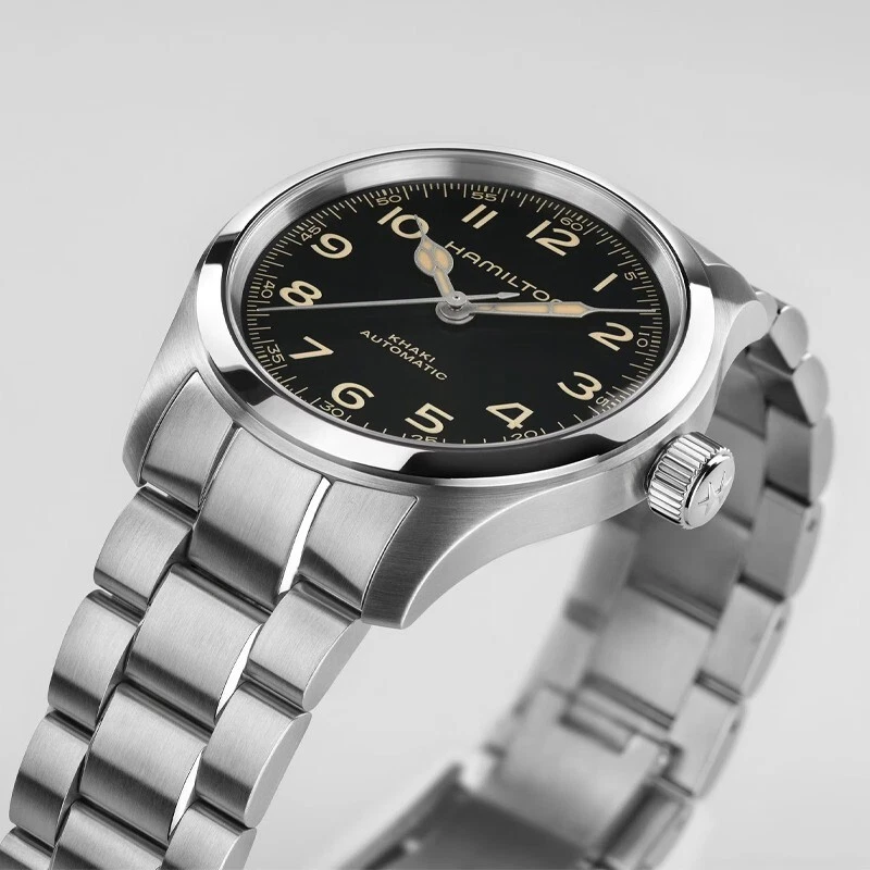 New Hamilton  Khaki Field Murph  38MM Black Dial Steel Men's Watch H70405130 - image 3 of 4