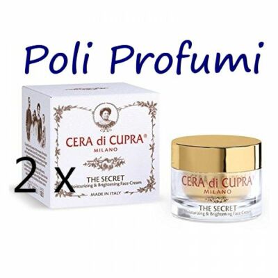 2 x Cuprawachs Milano The Secret Feuchtigkeitsspendende und aufhellende Gesichtscreme 15 ml