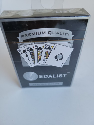 Medalists Premium Quality Silver Playing Cards Deck - NEW SEALED - Picture 5 of 6