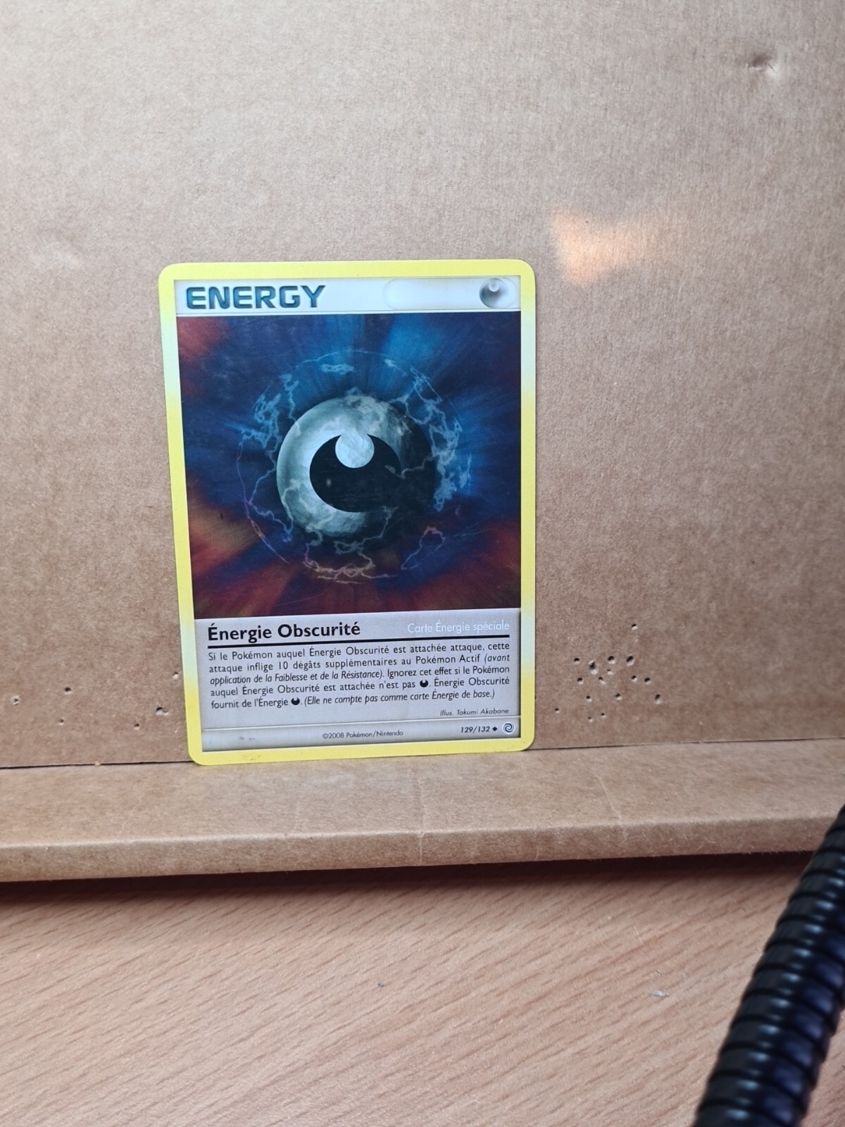 Pokemon Card Energy Darkness 129/132 Diamond Pearl Secret Wonders