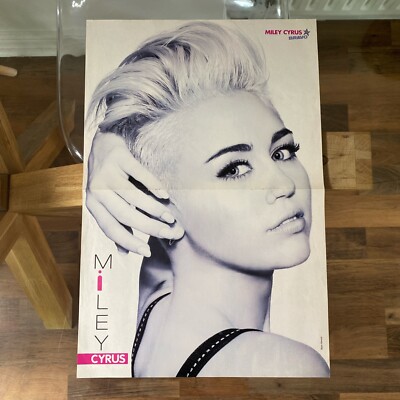 Miley Cyrus / Hannah Montana A3 Vintage Magazine Poster