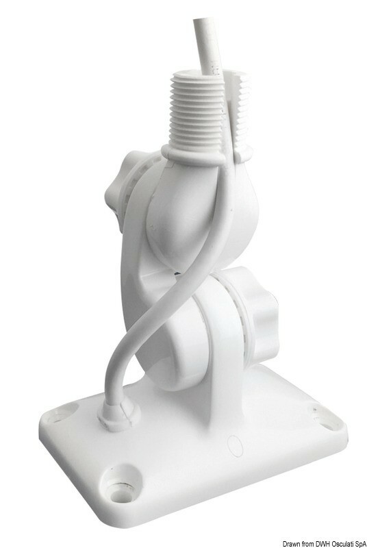 Base GLOMEX con passacavo incorporato - 29.135.00