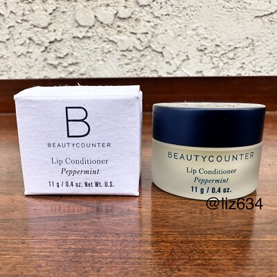 New In Box Beautycounter Lip Conditioner Peppermint 11g/0.4oz  