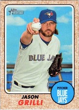 2017 Topps Heritage #638 Jason Grilli Toronto Blue Jays