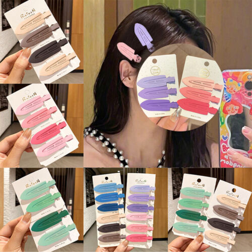 3pcs Seamless Hair Clip Candy Color Hairpin Styling Barrette Makeup Tools - Zdjęcie 1 z 16