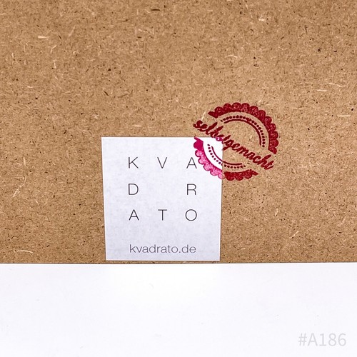 Vintage Kvadrato Wall Picture Homemade With Gift Box Unicum 15x15cm - Picture 6 of 9