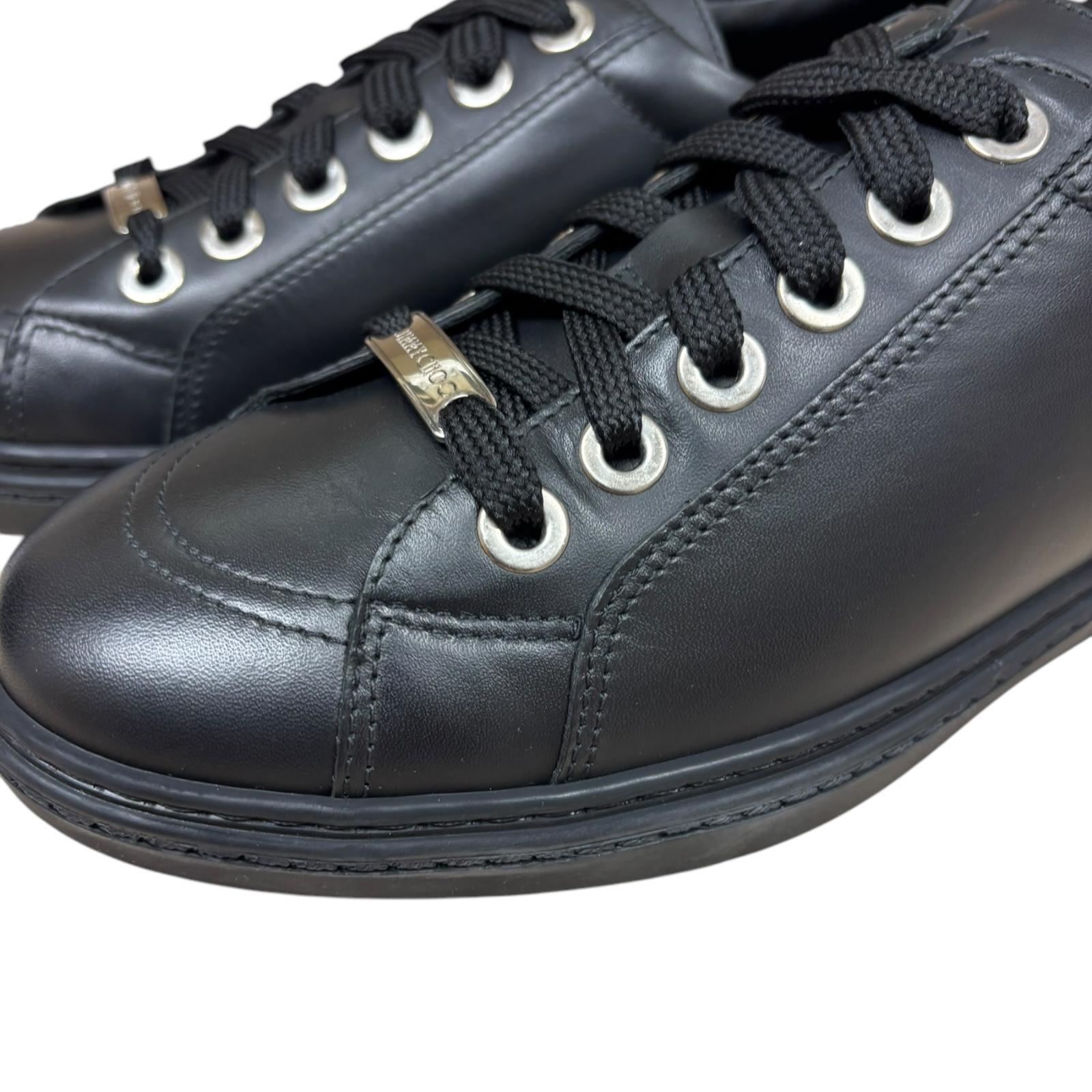 Черные кроссовки Jimmy Choo CASH SML из телячьей кожи J00008673039043391 размер 39 30790₽