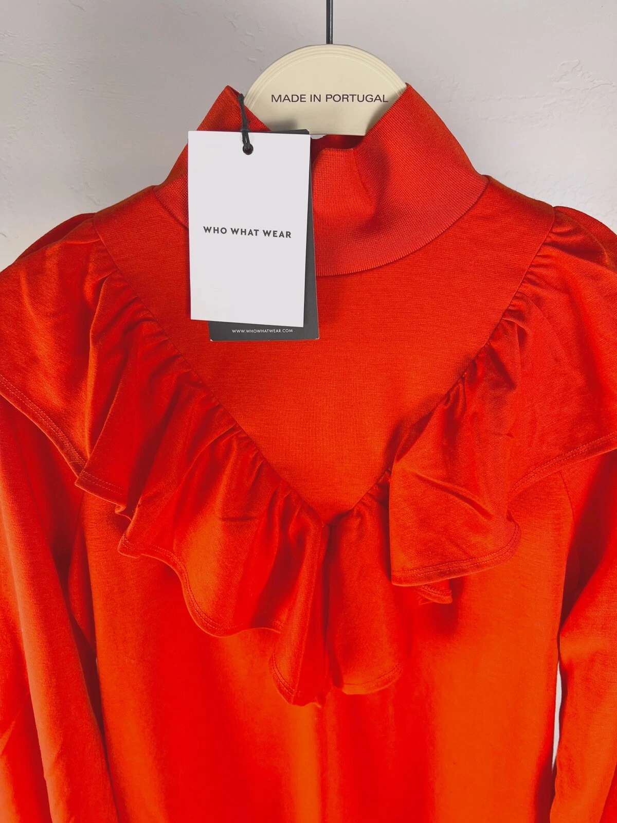 VALENTINO ABITO ROSSO WHO WHAT WEAR nuovo con etichetta taglia Xs