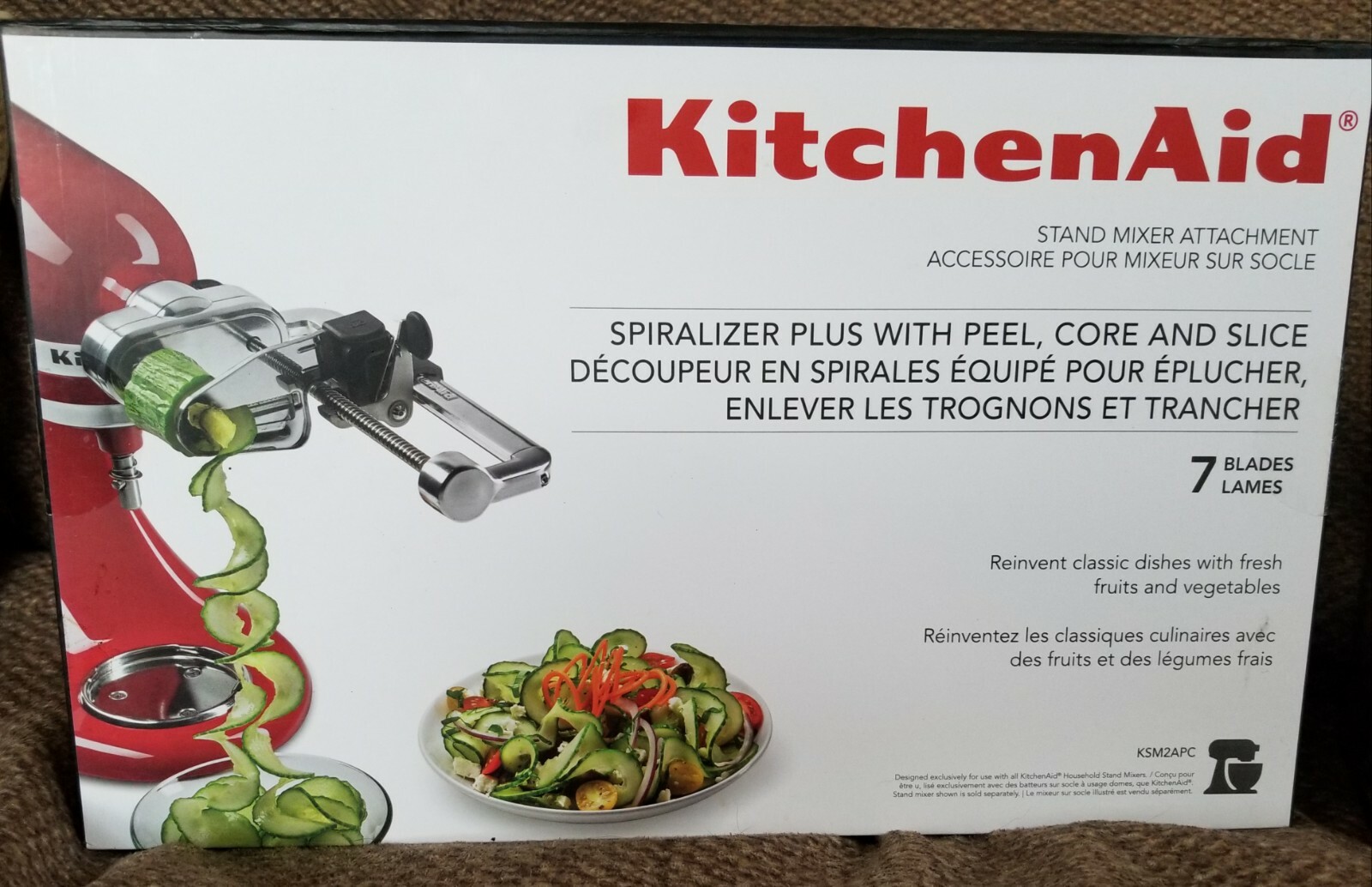 kitchenaid mixer spiralizer plus attachment