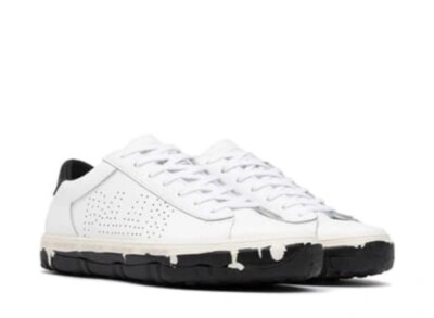 【7インチ】P-SOL- No Category When I See You P448 Low Top White Sneakers C.S.L Size 38 US 7.5 Black Vibranm