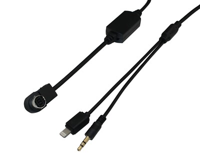 Aux Audio Cable For Alpine Kca-121B Input Adapter For Iphone5 5S 6 6S Plus