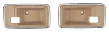 1975-81 FIREBIRD TRANS AM & CAMARO INTERIOR DOOR HANDLE BEZEL CUP SET CAMEL TAN