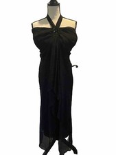 Lane Bryant Black Strapless Plus Size Halter Dress, Size 28, NWT