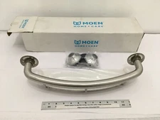 (1) NEW Moen Home Care 16" Grab Bar with Shelf - BRUSHED NICKEL - R2356DBN