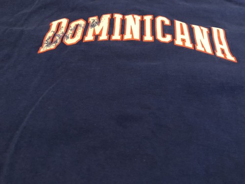 David Ortiz MLB Majestic Team Dominica Dominican Republic Youth XL Blue T Shirt - Picture 5 of 10