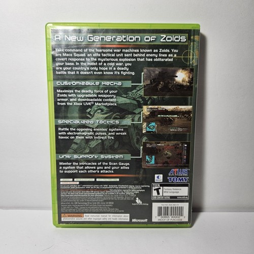 Zoids Assault Xbox 360 Microsoft Rare ATLUS Strategy SRPG Teen TOMY Criware NTSC - Picture 2 of 14
