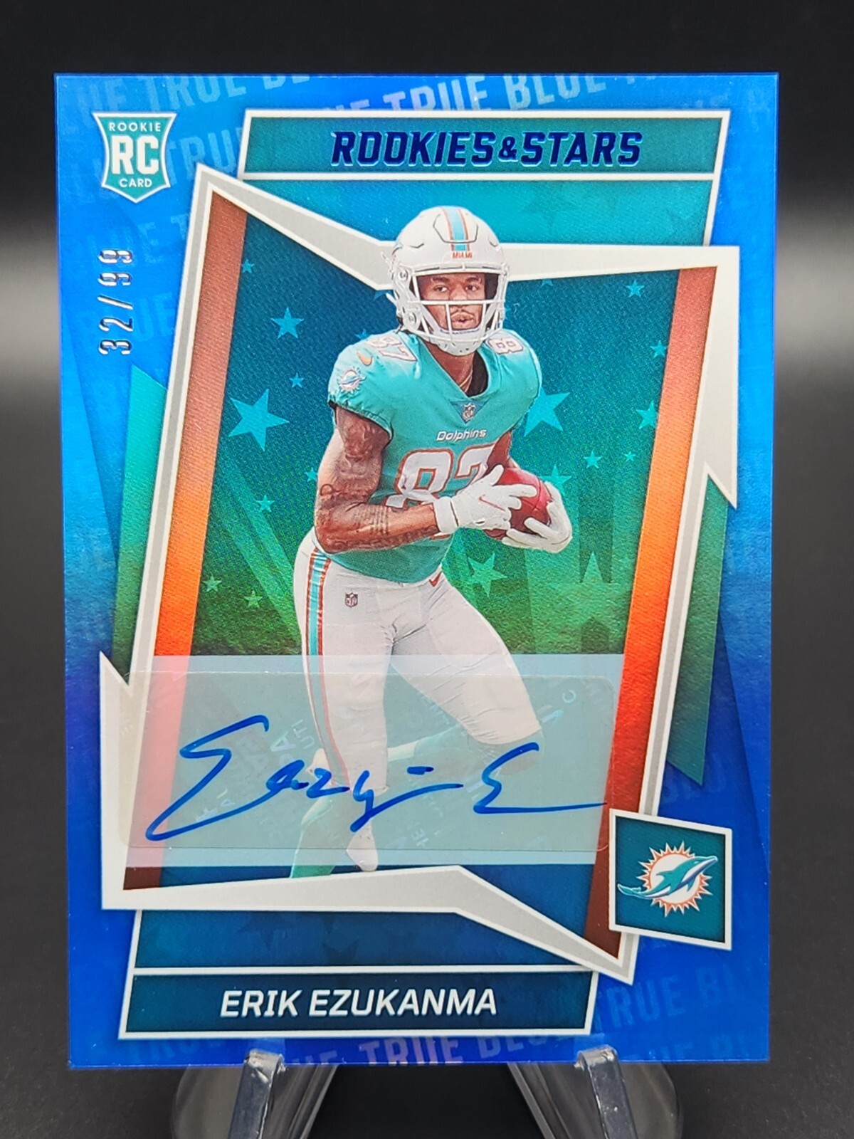 Erik Ezukanma Panini Rookies & Stars #141 Signature-True Blue