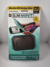 Slim Mint Ultra-Thin RFID-Blocking Wallet, AS-SEEN-ON-TV, ID Theft Protection..,