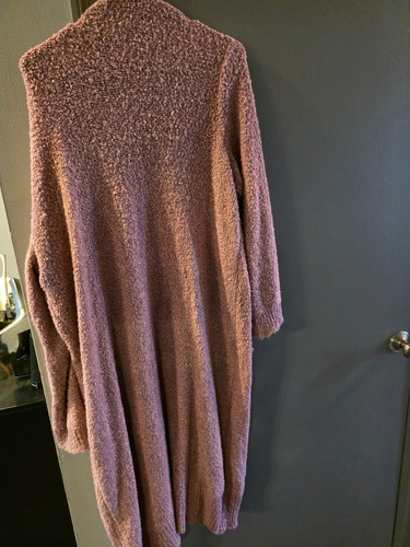 ASHLEY STEWART WOMENS PINK LONG DUSTER SIZE 18/20 - Picture 5 of 8