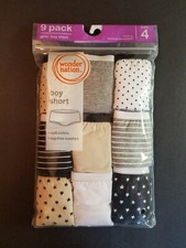 Girls Boy Short Underwear Size 4 9 Pk Cotton Tag Free