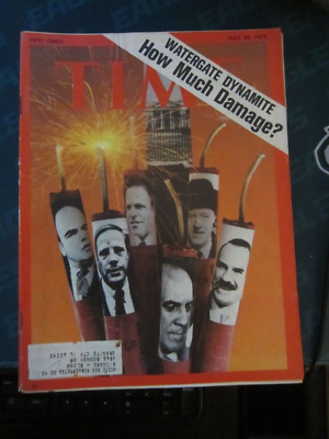 Time Magazine May 1973 How Much Damage Watergate Liddy Dean Haldeman E
