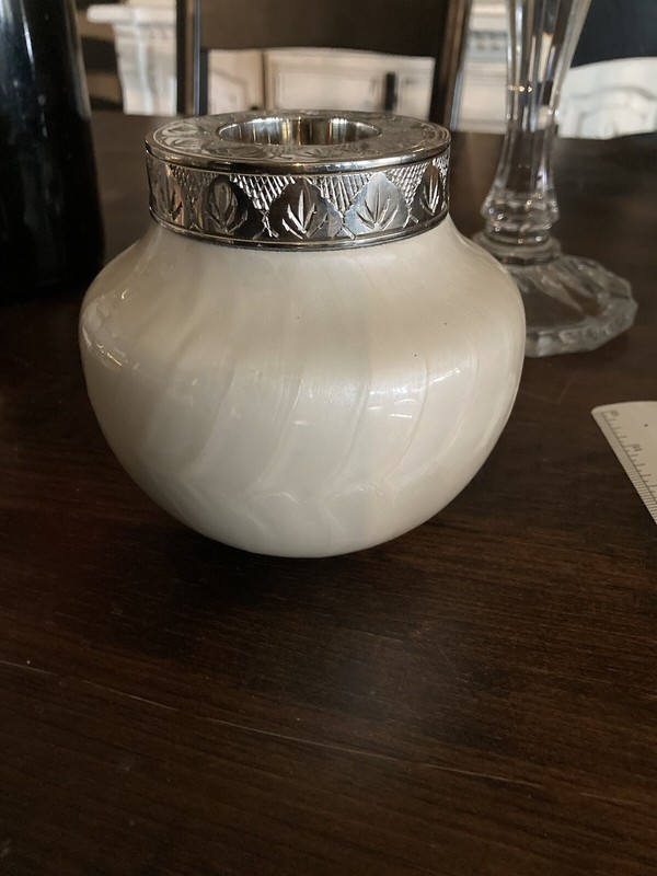 Small Pet Urn White Cremation New