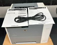 HP LaserJet P3005 Workgroup Laser Printer with Power Cord & Near-Full Toner