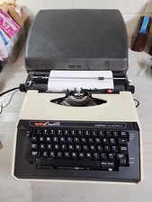 Brother Cassette -Correct-O-Riter I -Model 4712, Portable Typewriter Tan Working thumbnail