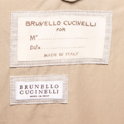NWT $4350 Brunello Cucinelli Multi-Pockets Hooded Jacket Beige 44US/54IT/ XXL - Picture 22 of 24
